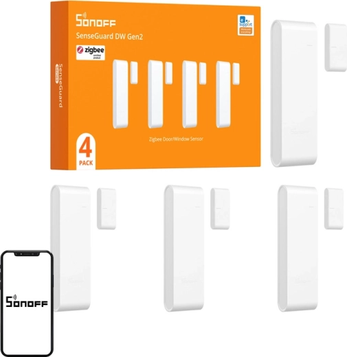 Sonoff Zigbee akende ja uste avamisandur SNZB-04PR2 (4 tk)