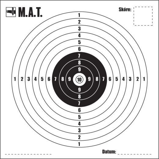 Paberist märklehed 14 × 14 cm (100 tk) M.A.T.