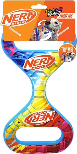 Nerf Dog pöörlev tirimismänguasi Infinity värvilise käepidemega 27 cm