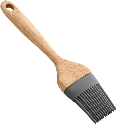 Silikoonist pintsel puidust käepidemega 22,3 cm