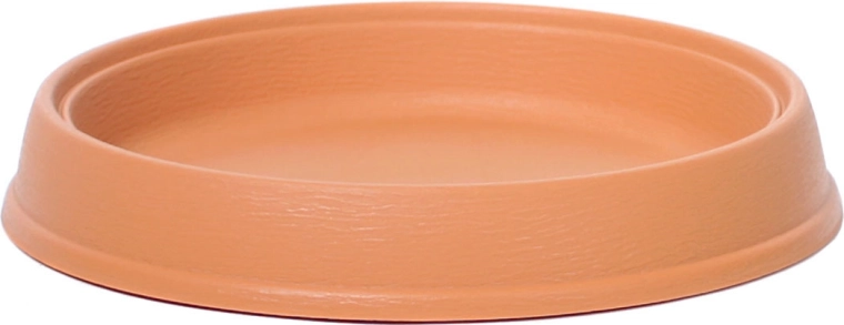 Plastist alustass lillepotile 21 cm telliskivipunane MASSIVE
