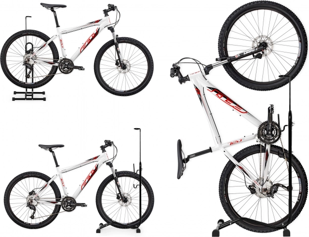 ModernHome’i must 3‑ühes jalgrattahoidik