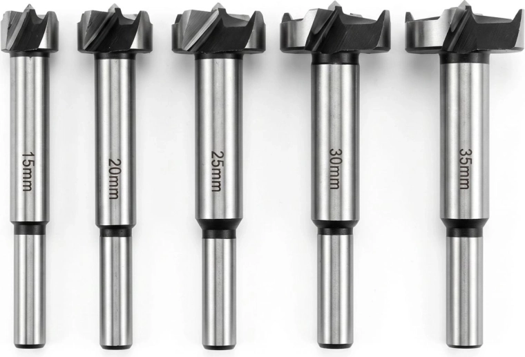 Forstner Wood Drill Bit Set 15–35 mm