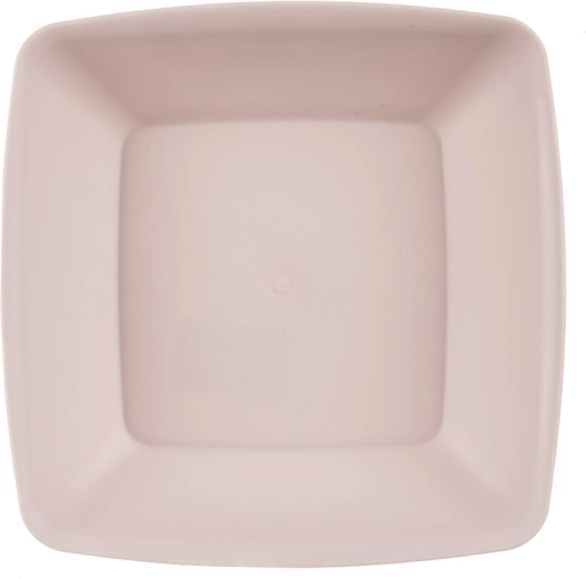 Sügav taldrik SANDY plastist (UH), vanaroosa 17,5 × 17,5 cm