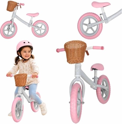 Trike Fix Balance tasakaaluratas korviga, roosa