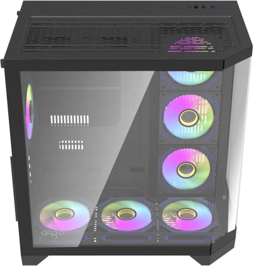 Seitse eelpaigaldatud ARGB ventilaatorit