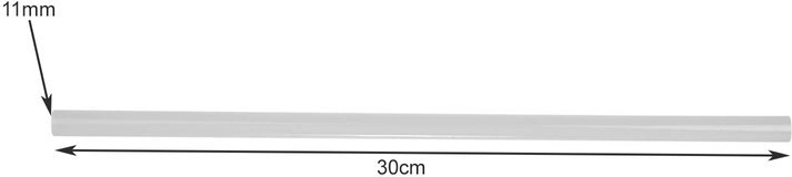 Universaalne läbimõõt 11 mm ja pikkus 30 cm