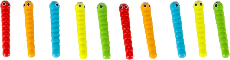 Värvilised röövikud, mis kutsuvad mängima