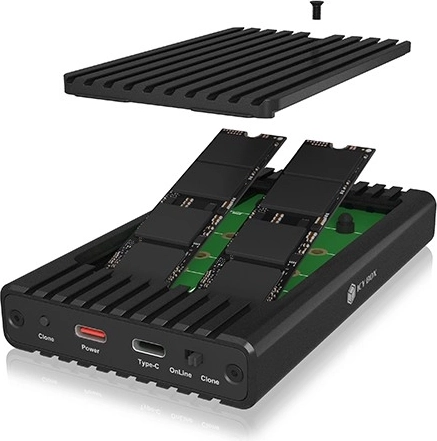 Kahekordne M.2 NVMe korpus 2230/2242/2260/2280 jaoks