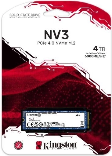 PCIe 4.0 kiirus kuni 6000/5000 MB/s