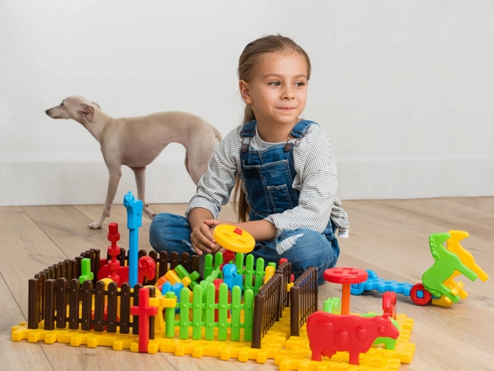 Pehmed ja ohutud vahvliplokid väikestele ehitajatele