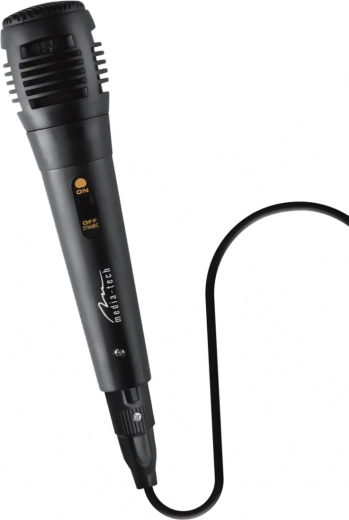 Karaoke-lõbu komplektis oleva mikrofoniga