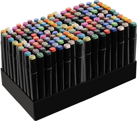 168 sügavat tooni kiiresti kuivava tindiga