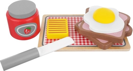 Täielik hommikusöögikomplekt koos moosi ja munaga
