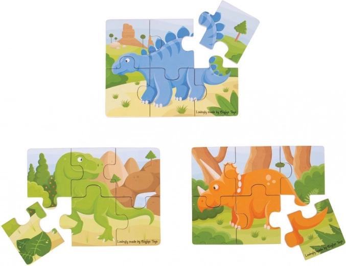 Three fun dinosaur designs