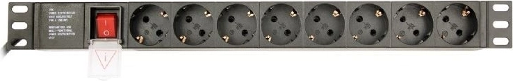 Kaheksa Schuko pesa 1U-s