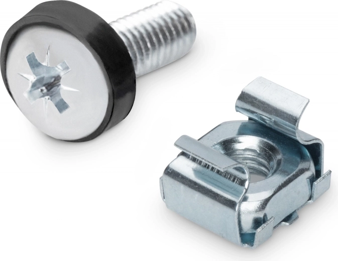 Secure mounting with M6 screws and cage nuts