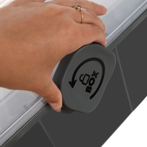 Turvaline lukustatav kaas ja tugev lukk