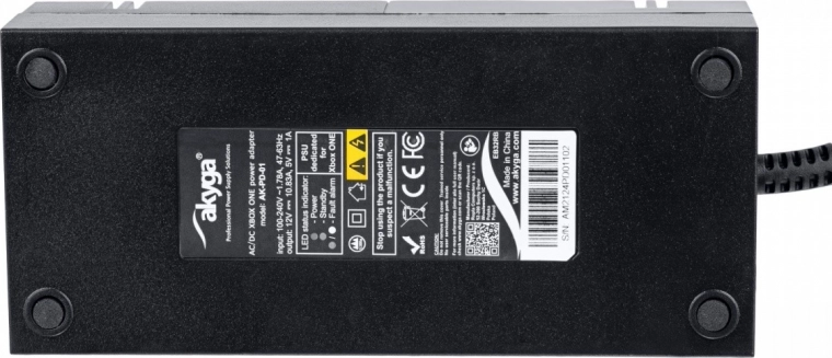 Stabiilne 135 W võimsus XBOX ONE’ile