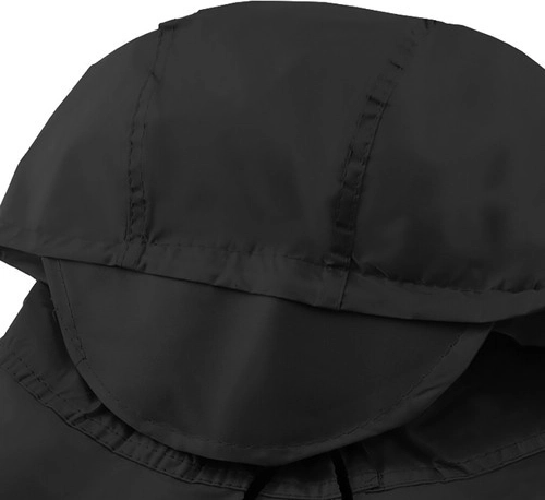 Kapuuts kokkutõmbenööride ja nokaga