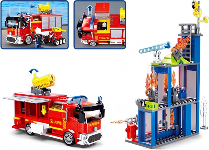 Möllukas tuletõrjeauto veekahuriga