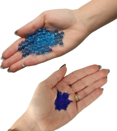 Erinevad suurused pärast hüdreerimist