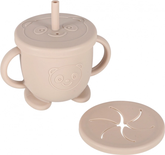 2in1 kruus: kõrrega ja snäkkide jaoks