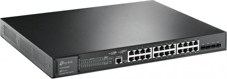 24× Gigabit PoE+ with 384 W power budget