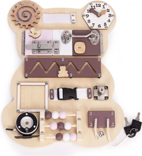 Gears and clock for logical thinking