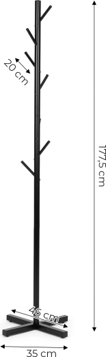 7 konksu rõivaste riputamiseks