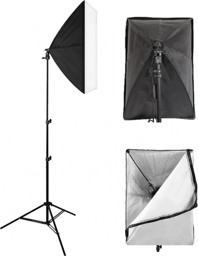 Pehme, professionaalne valgus tänu 60 × 40 cm softboxile