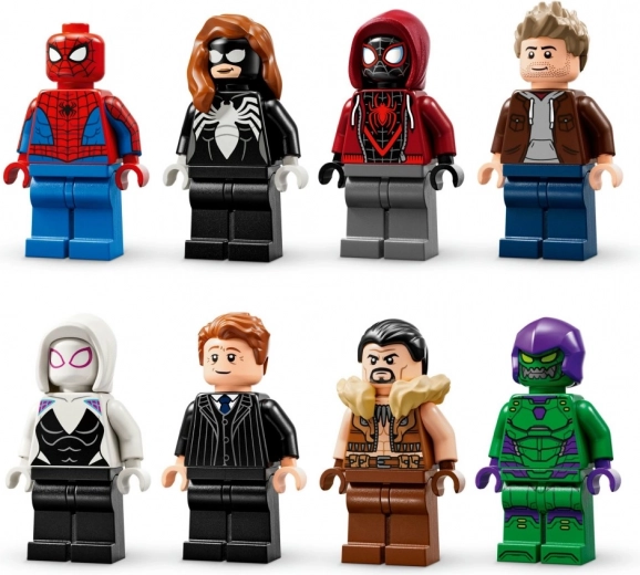 8 ikoonilist minifiguuri ja märulitarvikud