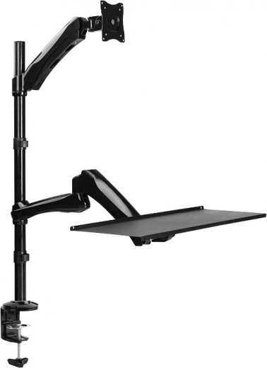 Secure desk mounting