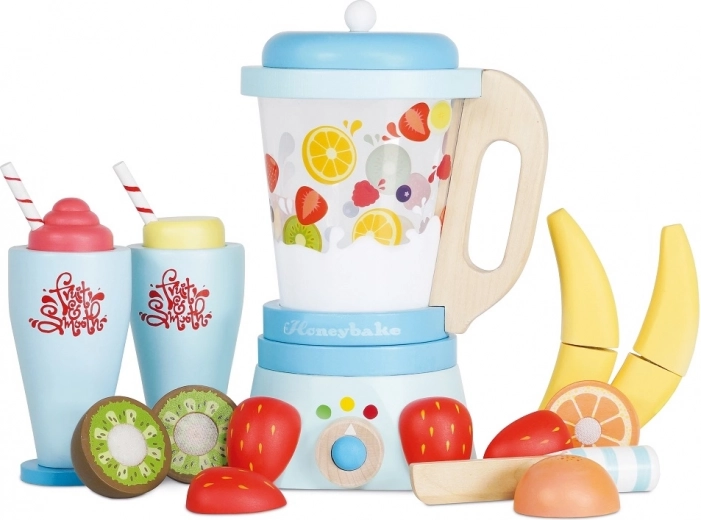 Realistlik puidust mikser eemaldatava kannuga