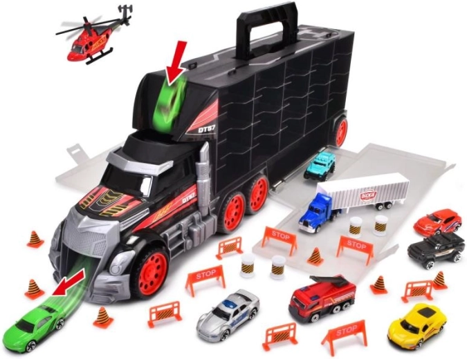 Rich set of vehicles and accessories