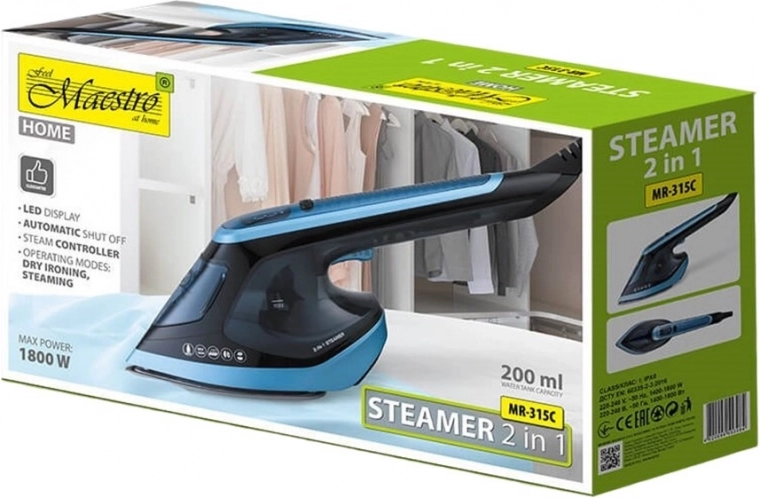 Fast heat-up and high 1800 W power