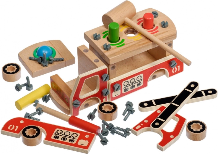 Loominguline ehitus 21 puidust detailist