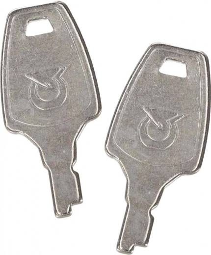 Lukustatav kinnitus kahe võtmega