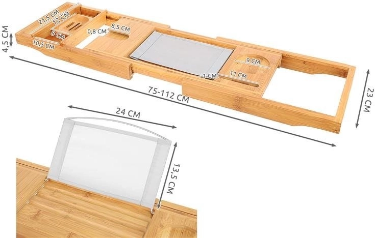 Reguleeritav pikkus enamikele vannidele