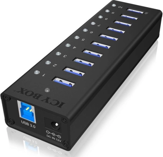 10 kiiret USB 3.0 porti