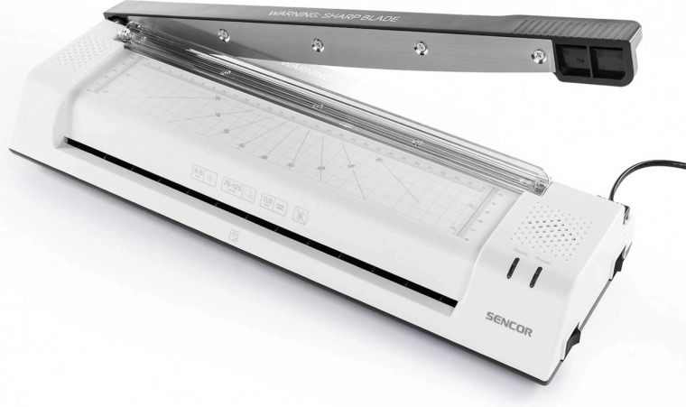 Integreeritud giljotiin täpsete lõigete jaoks