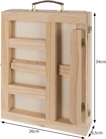 Praktiline puidust konstruktsiooniga kohver