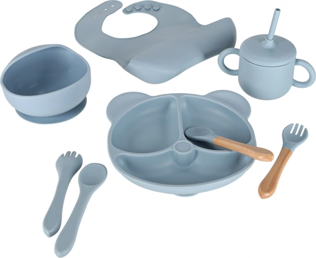 Taldrik ja kauss iminapaga korra hoidmiseks