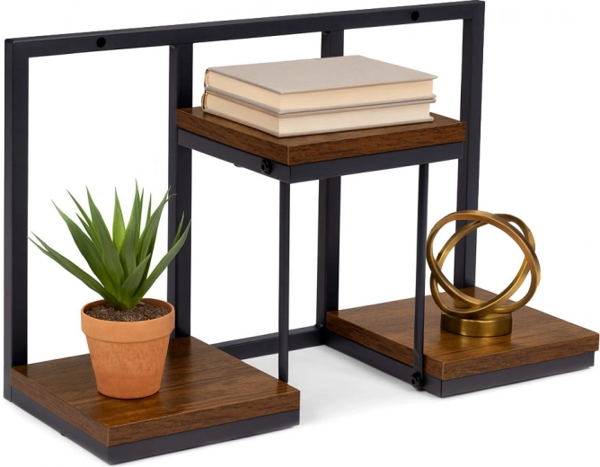 Praktilised puitdekooriga riiulid