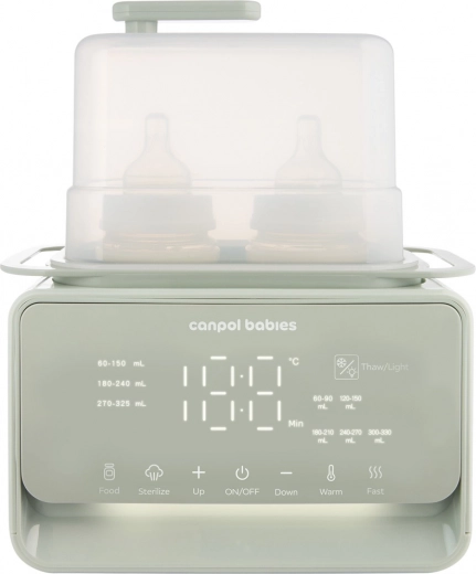 Fast and even warming in 2–3 minutes