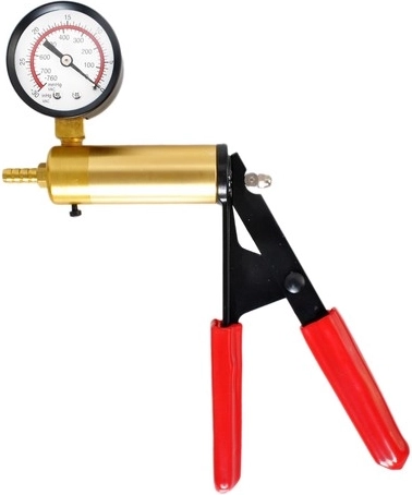 Täpne käsipump manomeetriga