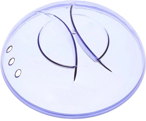 Läbipaistev kaas ventilatsiooniga