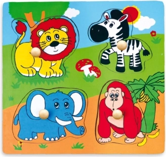 Safari loomade ja kujundite õppimine