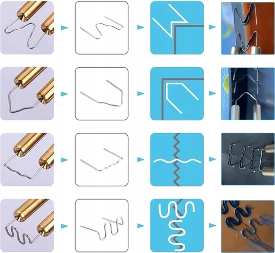 Erinevat tüüpi klambrid