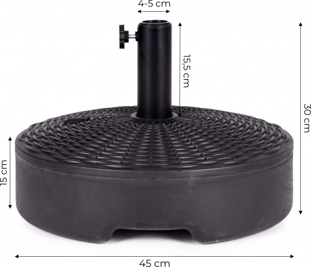 Lihtne veega täitmine stabiilsuse tagamiseks